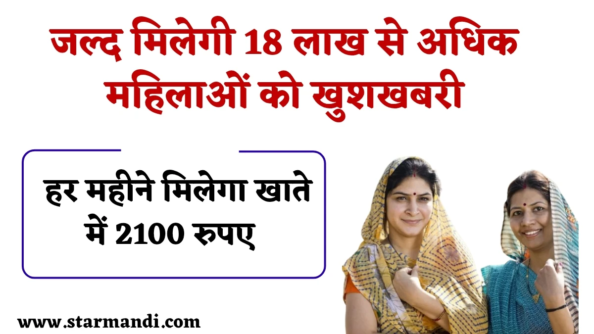 Lado lakshmi Yojana 2025: जल्द मिलेगी 18 लाख से अधिक महिलाओं को खुशखबरी, खाते में आएंगे 2100 रुपए प्रति महीना राशि