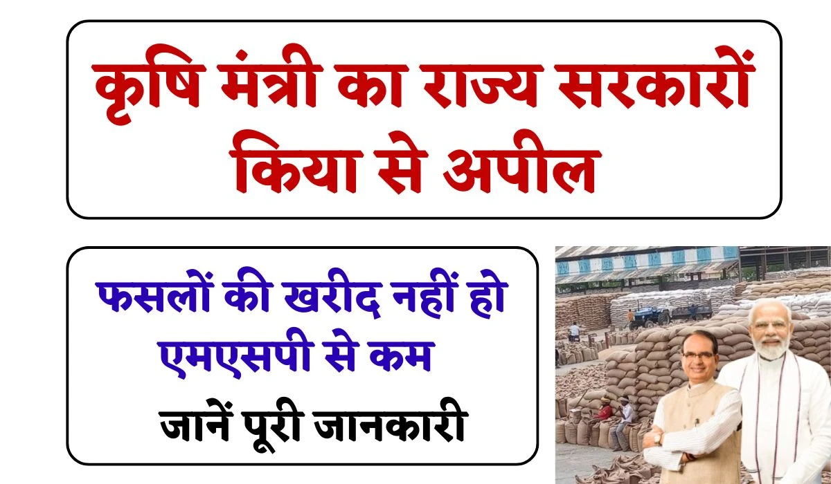 MSP Purchase Update: कृषि मंत्री शिवराज चौहान का राज्य सरकारों से किया गया अपील, फसलों की खरीद नहीं हो एमएसपी से कम