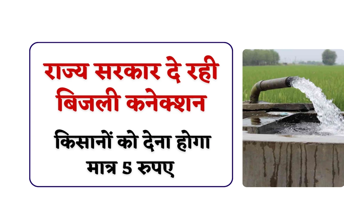 MP Farmers Bijli Connection: राज्य सरकार के द्वारा दिया जा रहा बिजली कनेक्शन, किसानों को देना होगा मात्र 5 रुपए, जानें आवेदन का प्रक्रिया